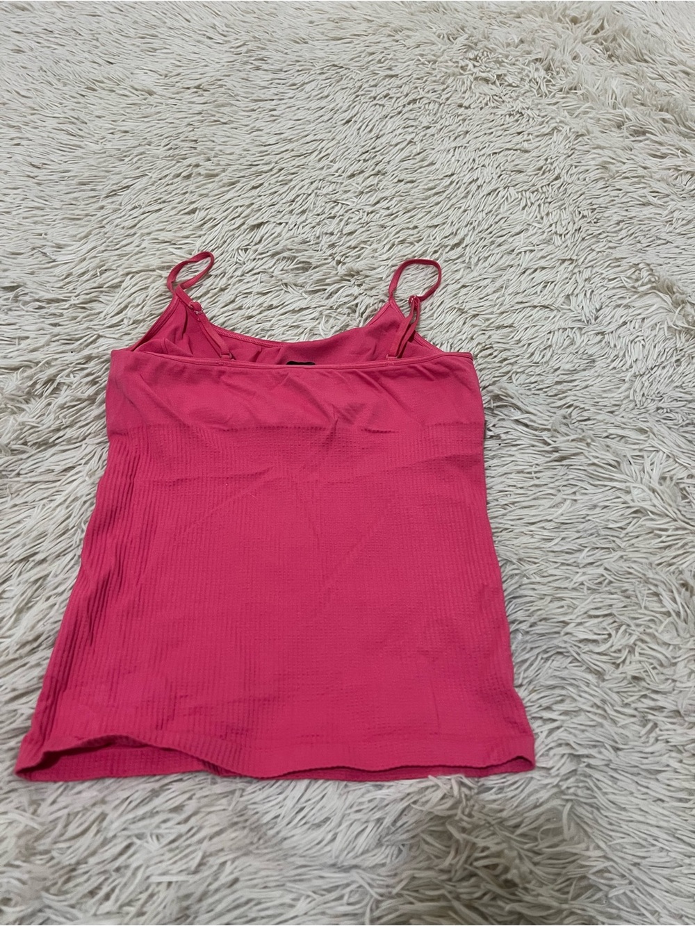 Women’s Pink Spaghetti Strap Tank Top